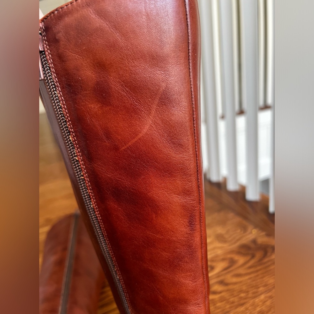 PIKOLINOS‎ Tall Leather Heeled Boots Stitching Sleek Stitched Old Money Rich 36 - Picture 9 of 16